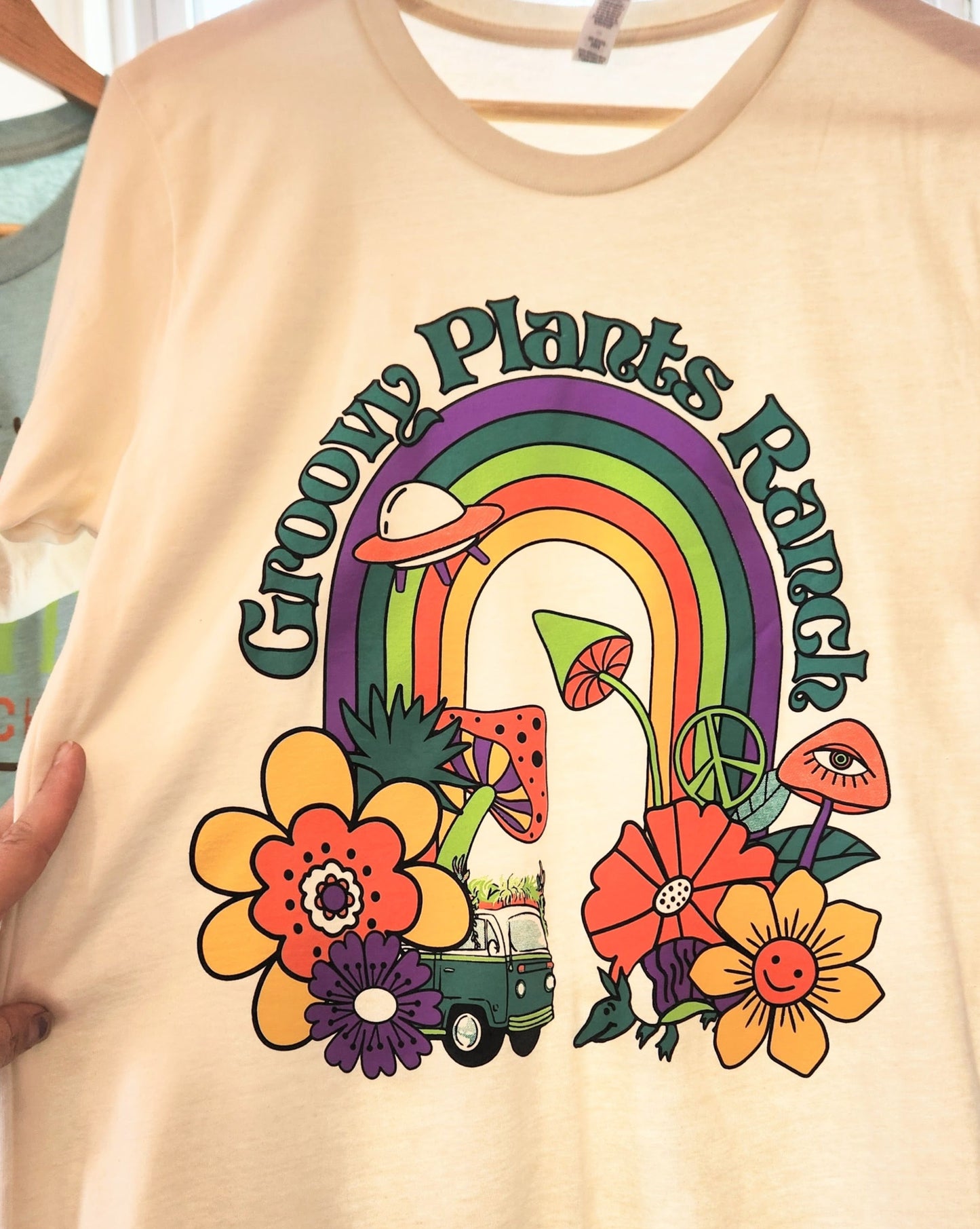 Groovy T-Shirt | Rainbow Ranch Vibes
