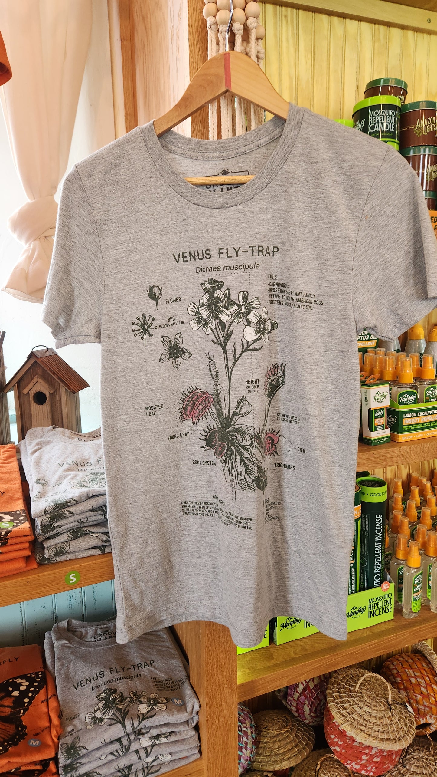 Botanical Groovy T-Shirt | Venus Fly Trap
