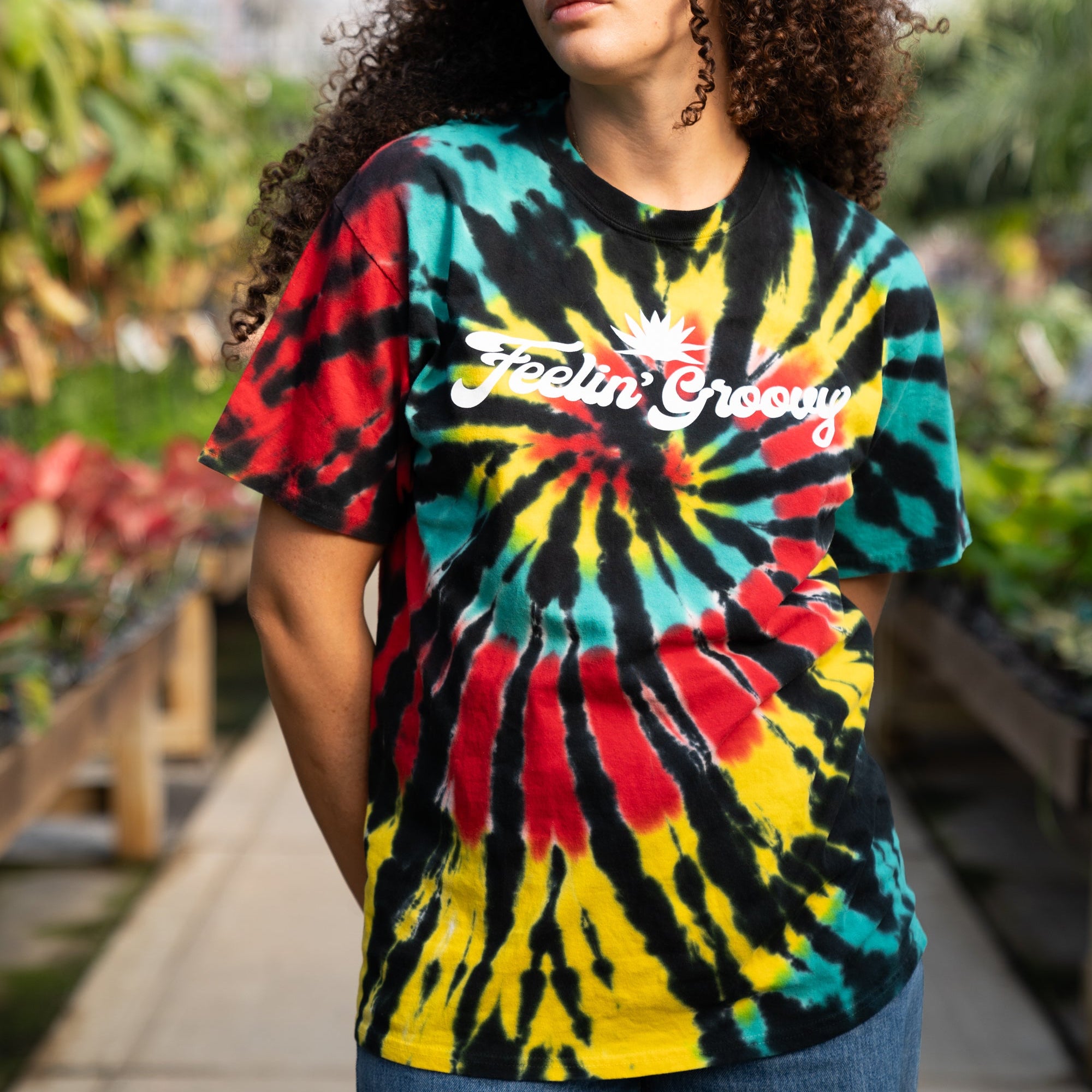 00s archive L.G.B. tie dye t-shirt tシャツ Purple Tie Dye Cotton T-Shirt | Ashanti Empress