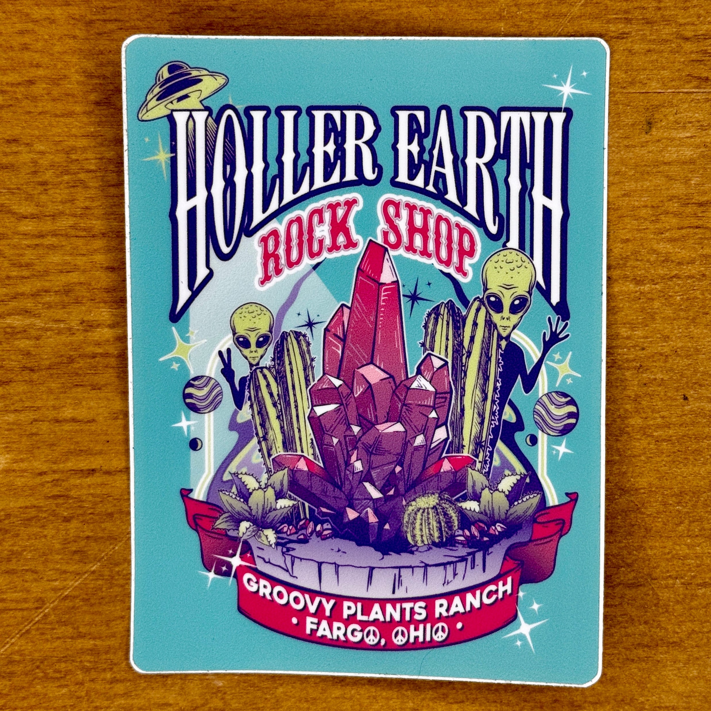Holler Earth GPR Sticker