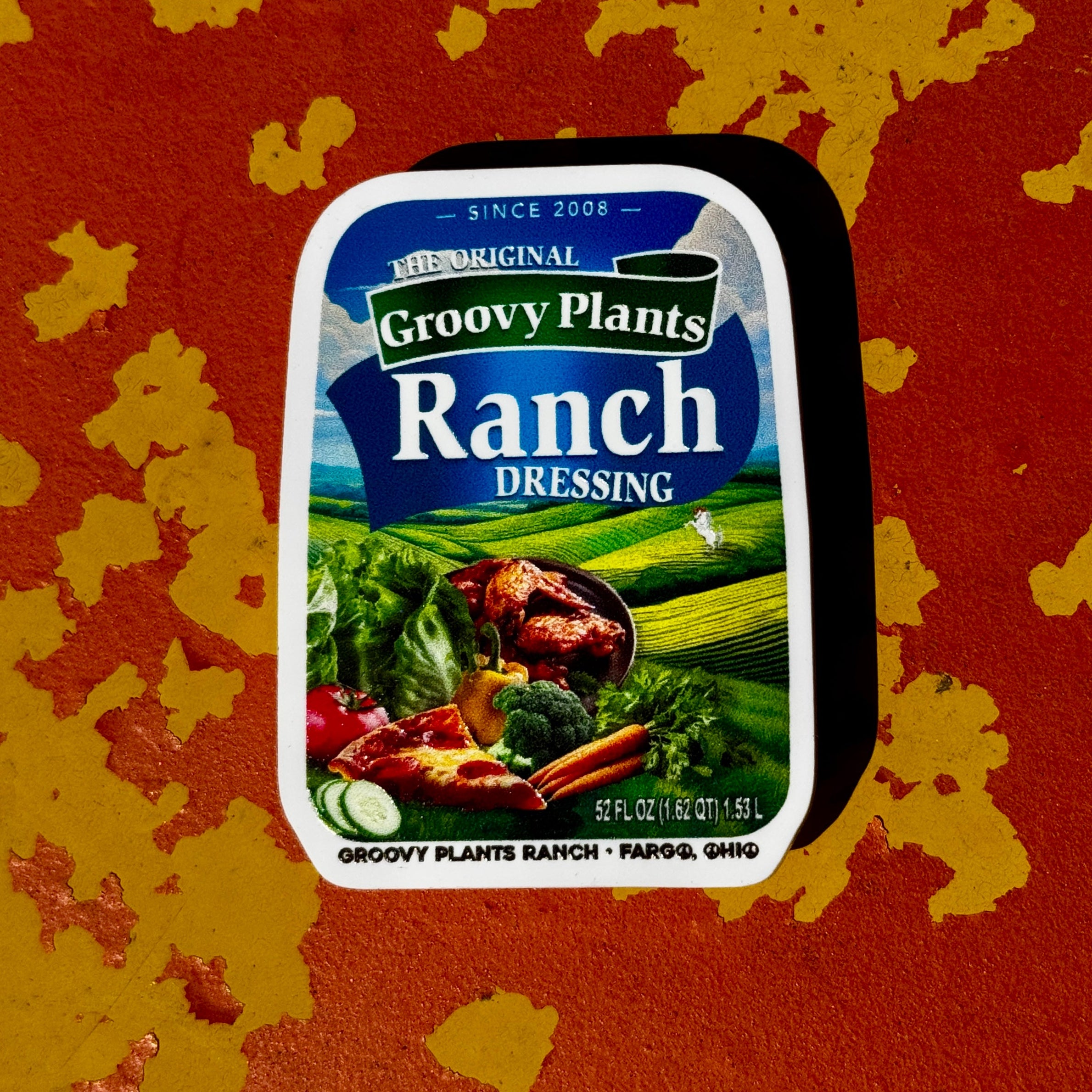 Groovy Plants RANCH Dressing Magnet