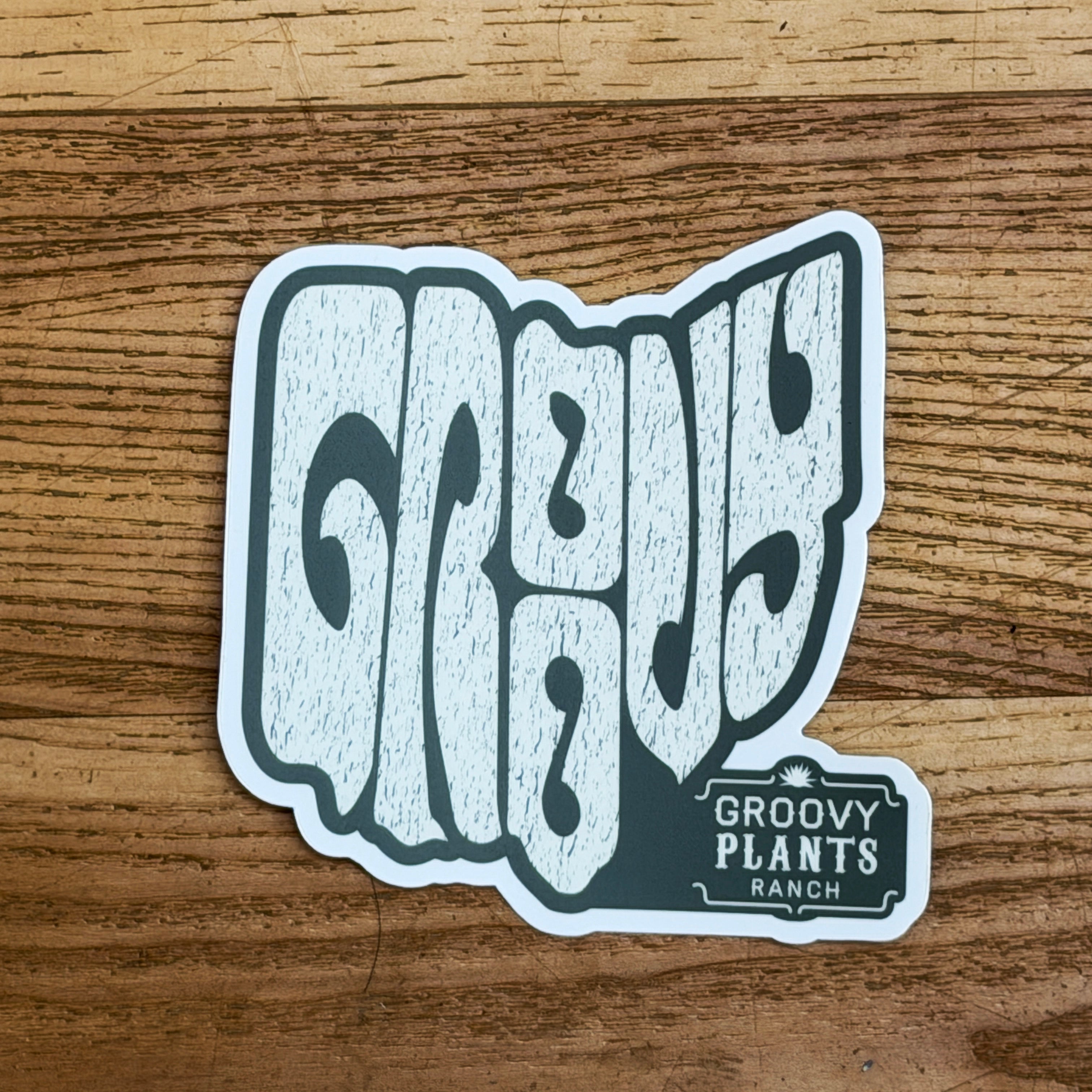 Ohio is Groovy GPR Sticker