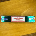 Satya Incense Sticks | Green Champa