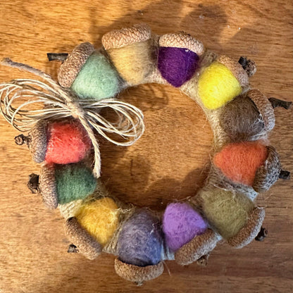 Wool Needle Felted Fall Wreath | Sept 6th 10am