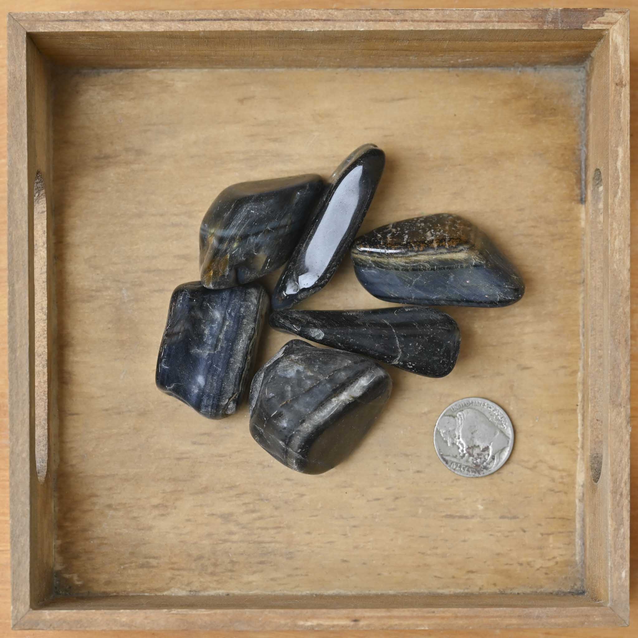 Tumbled Blue Tiger's Eye