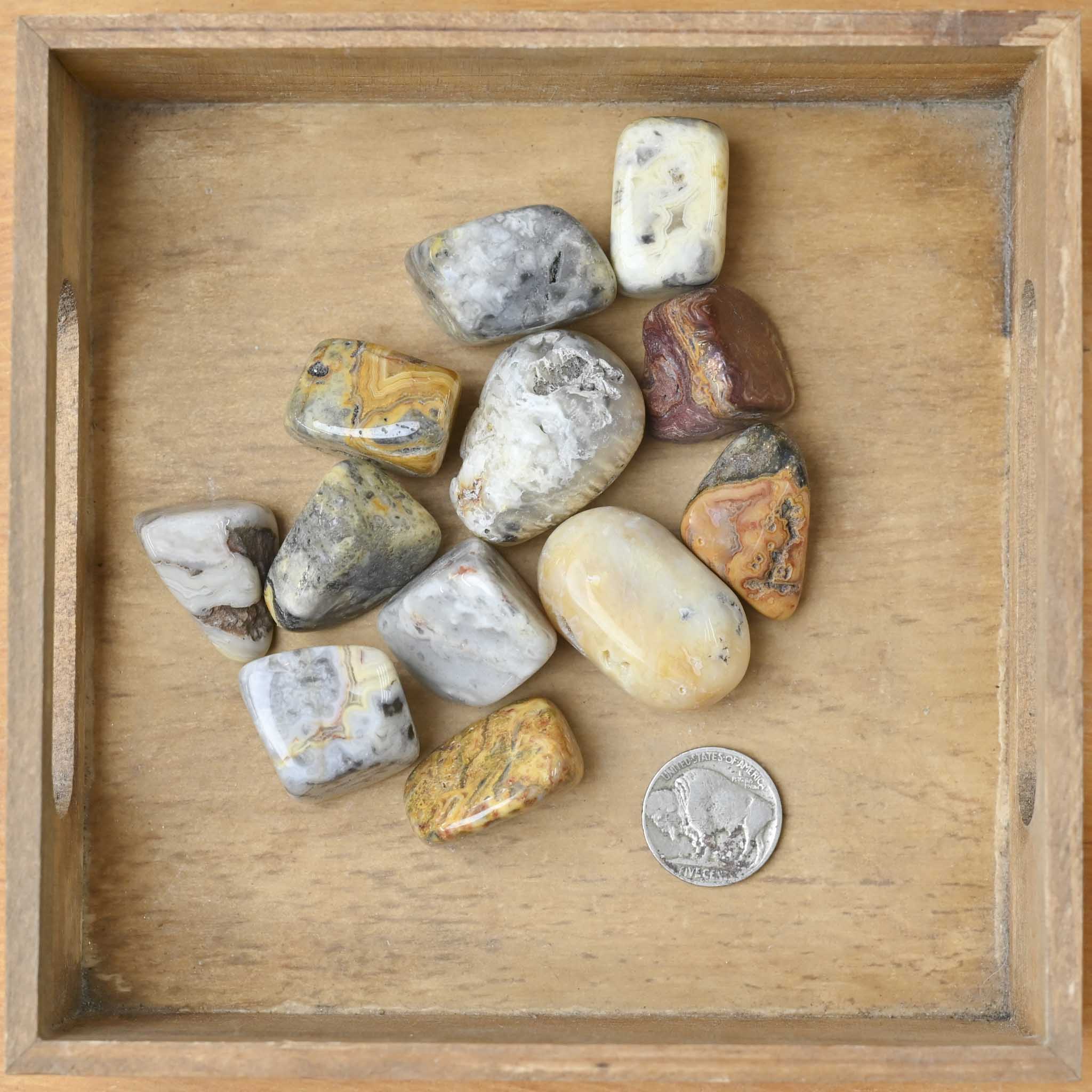 Tumbled Crazy Lace Agate