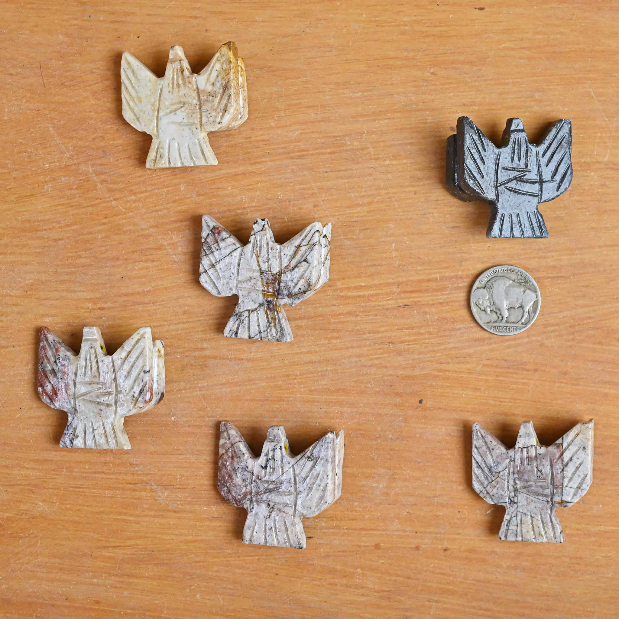 Soapstone Animal | Flying Eagle