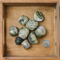 Tumbled Epidote Quartz (1 Stone)