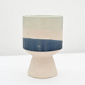 Seaside Mirage Pedestal Planter in Blue