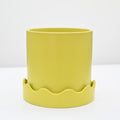 Wavy Gravy Planter in Yellow