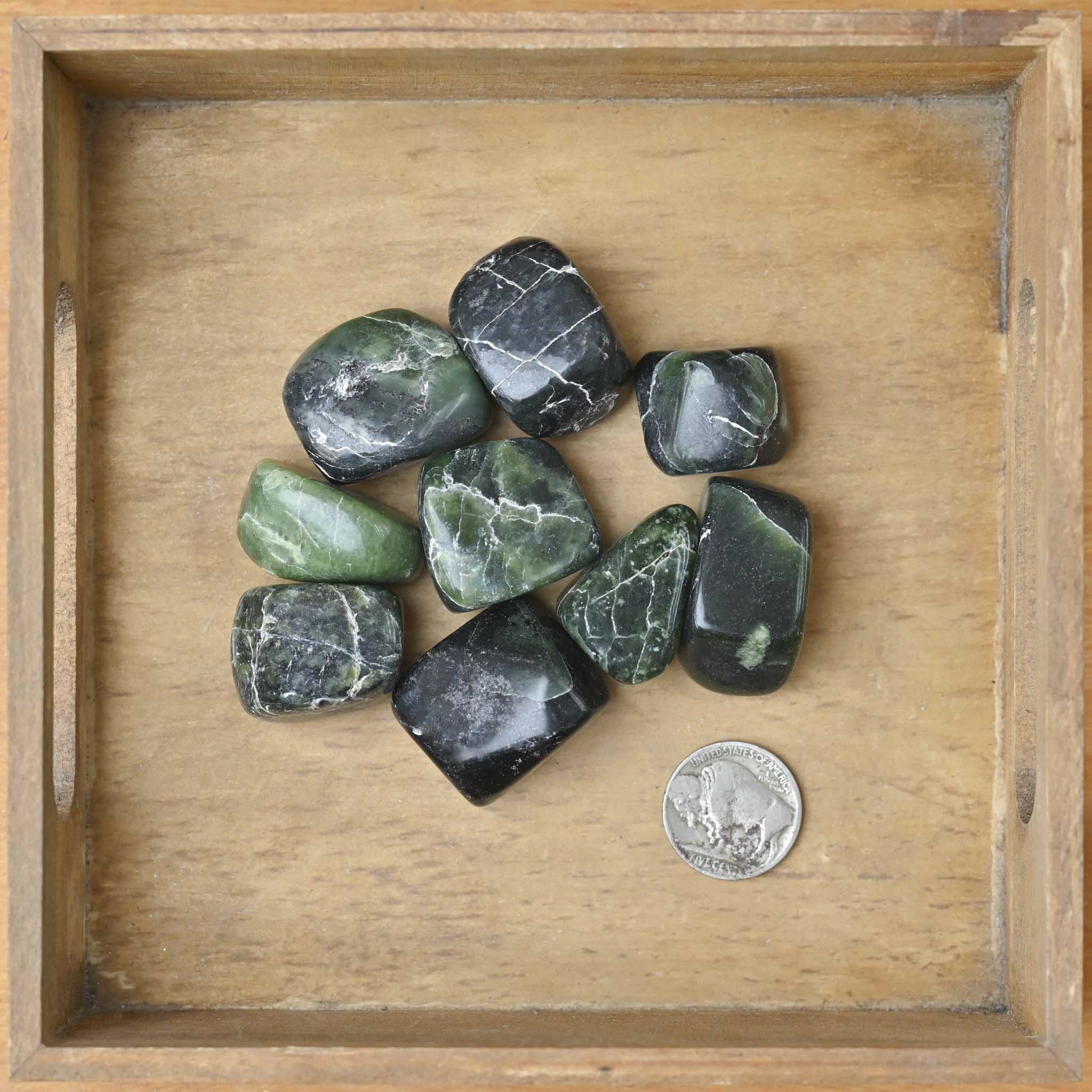 Tumbled Green Kyanite