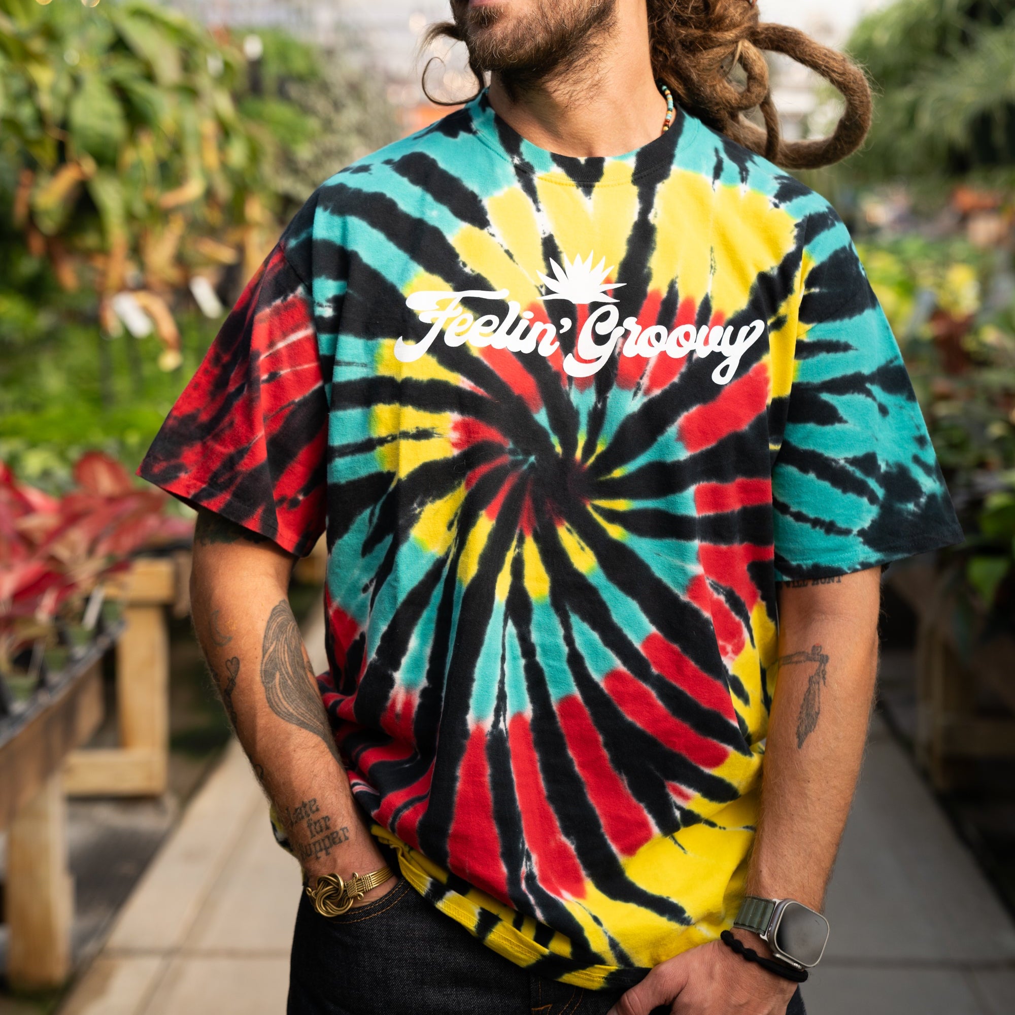 Groovy T-Shirt | Feelin' Groovy Island Tie-Dye – The Groovy Plants