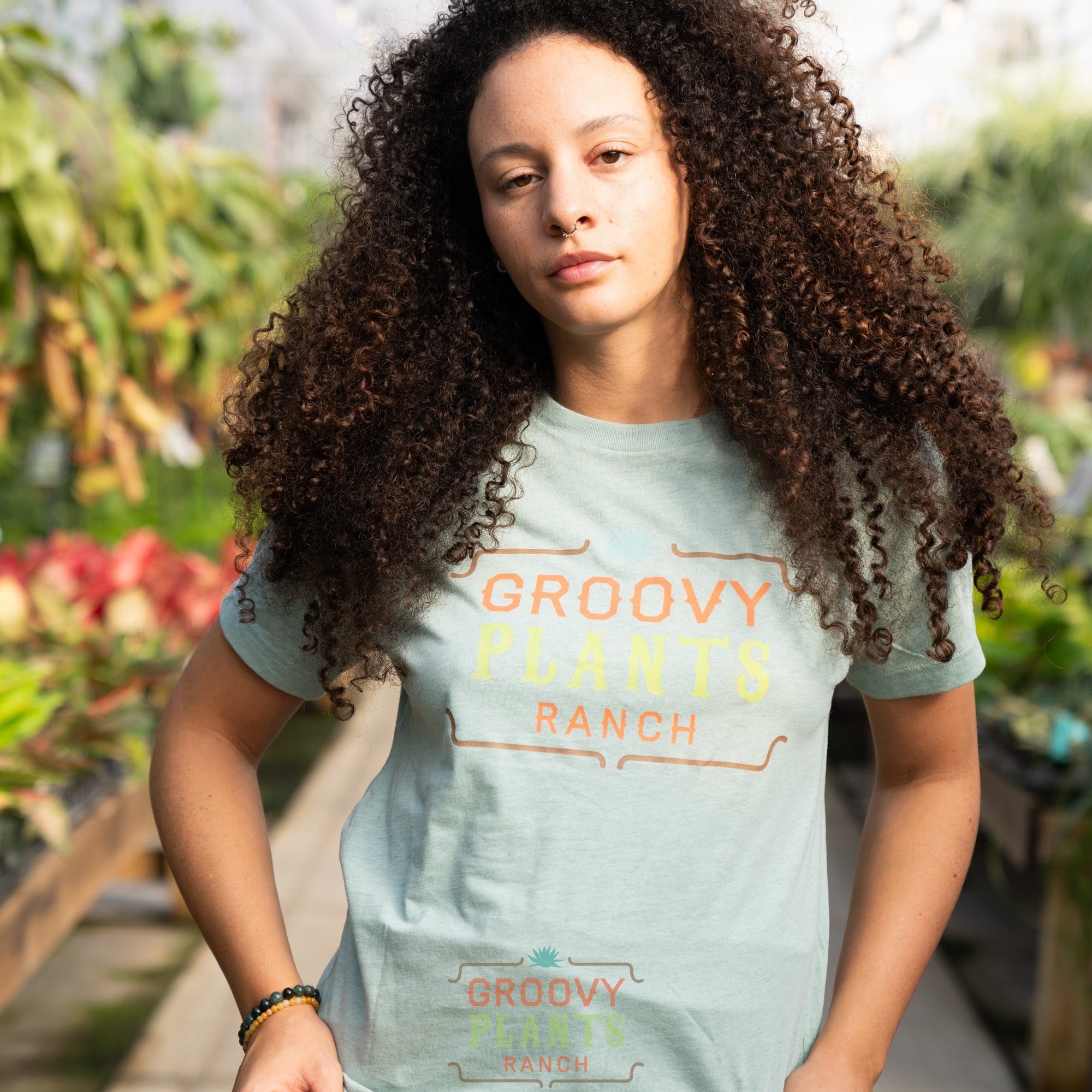 Groovy T-Shirt | Green Logo – The Groovy Plants Ranch LLC