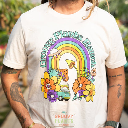 Groovy T-Shirt | Rainbow Ranch Vibes