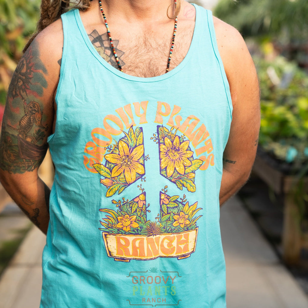 Groovy Tank Top | Peace Passion Flower