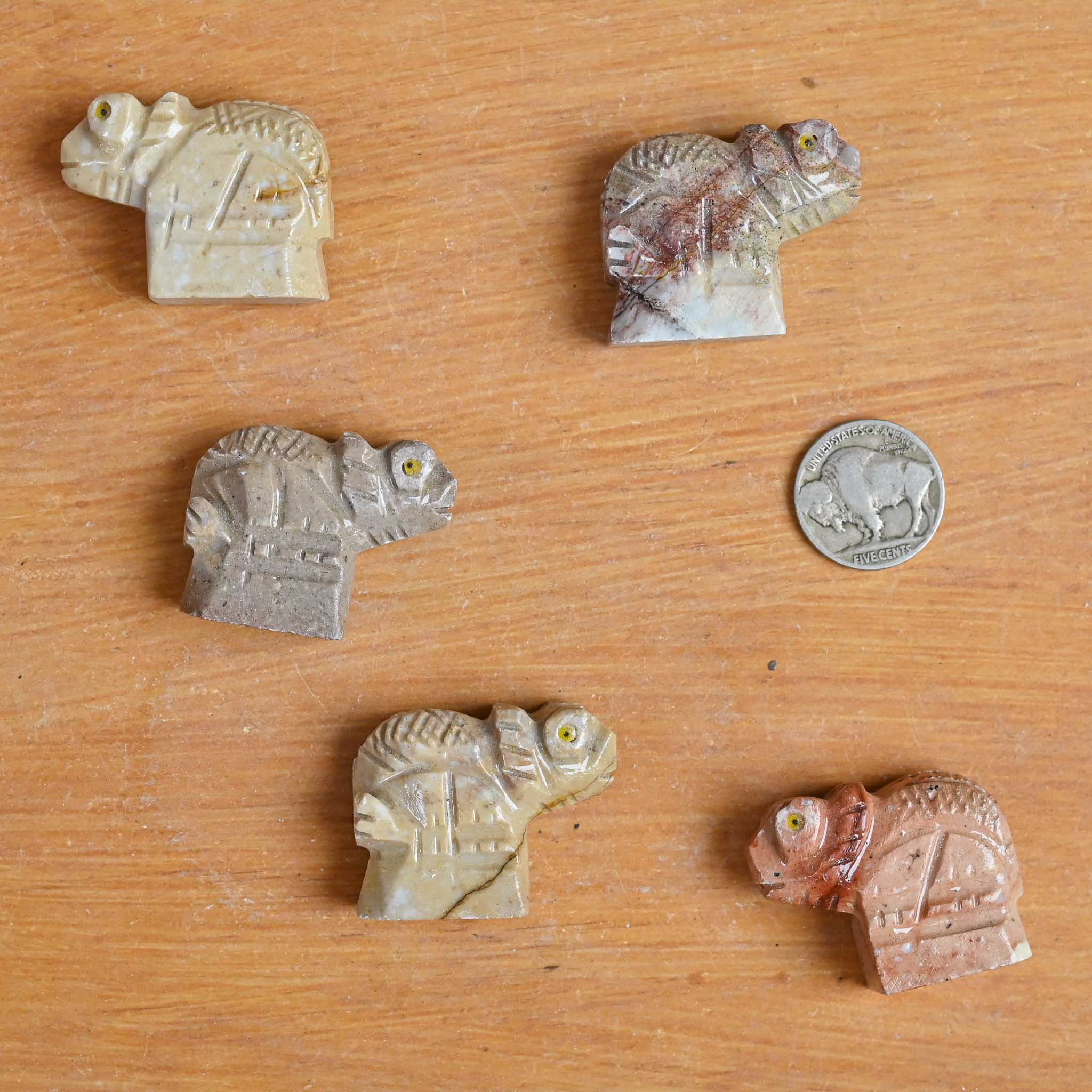 Soapstone Animal | Chameleon