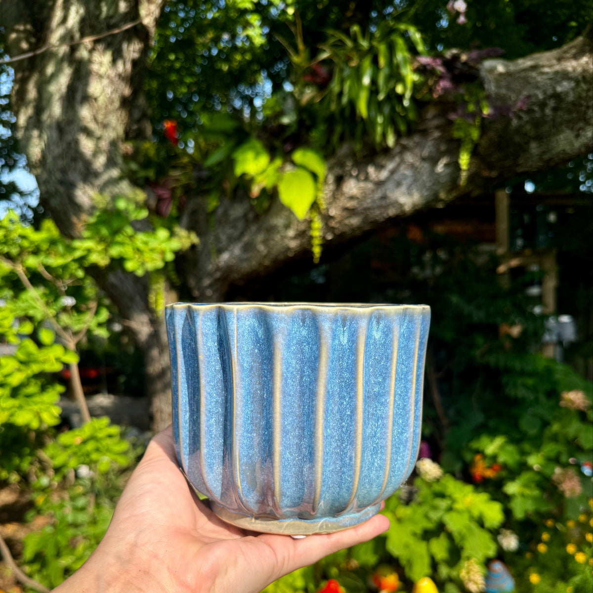Blue Wave Planter