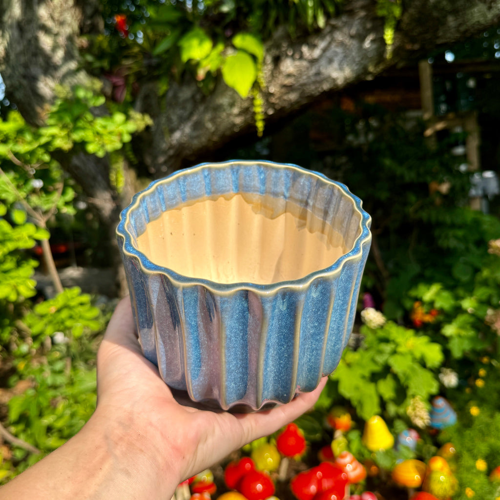 Blue Wave Planter