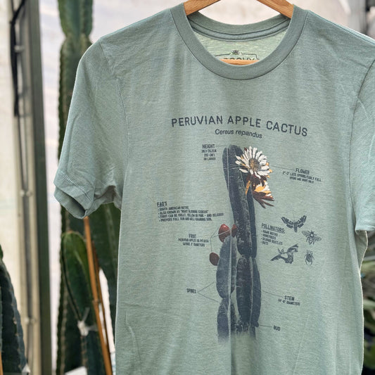 Botanical Groovy T-Shirt | Peruvian Apple Cactus