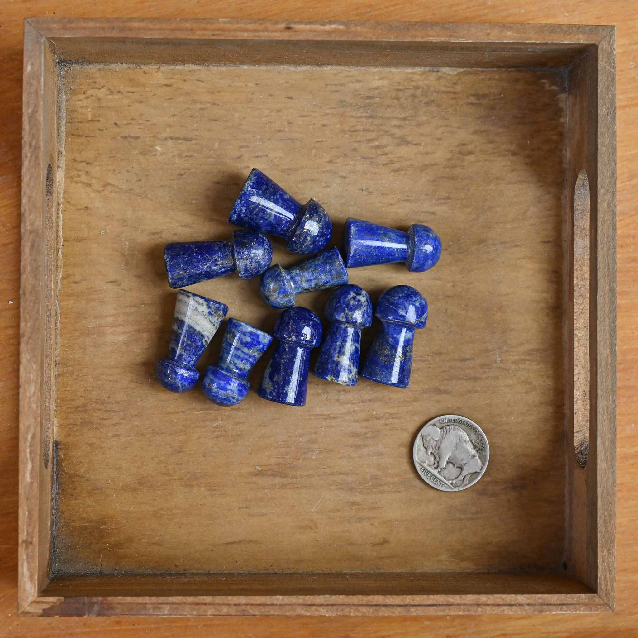 Lapis Lazuli Mini Mushrooms