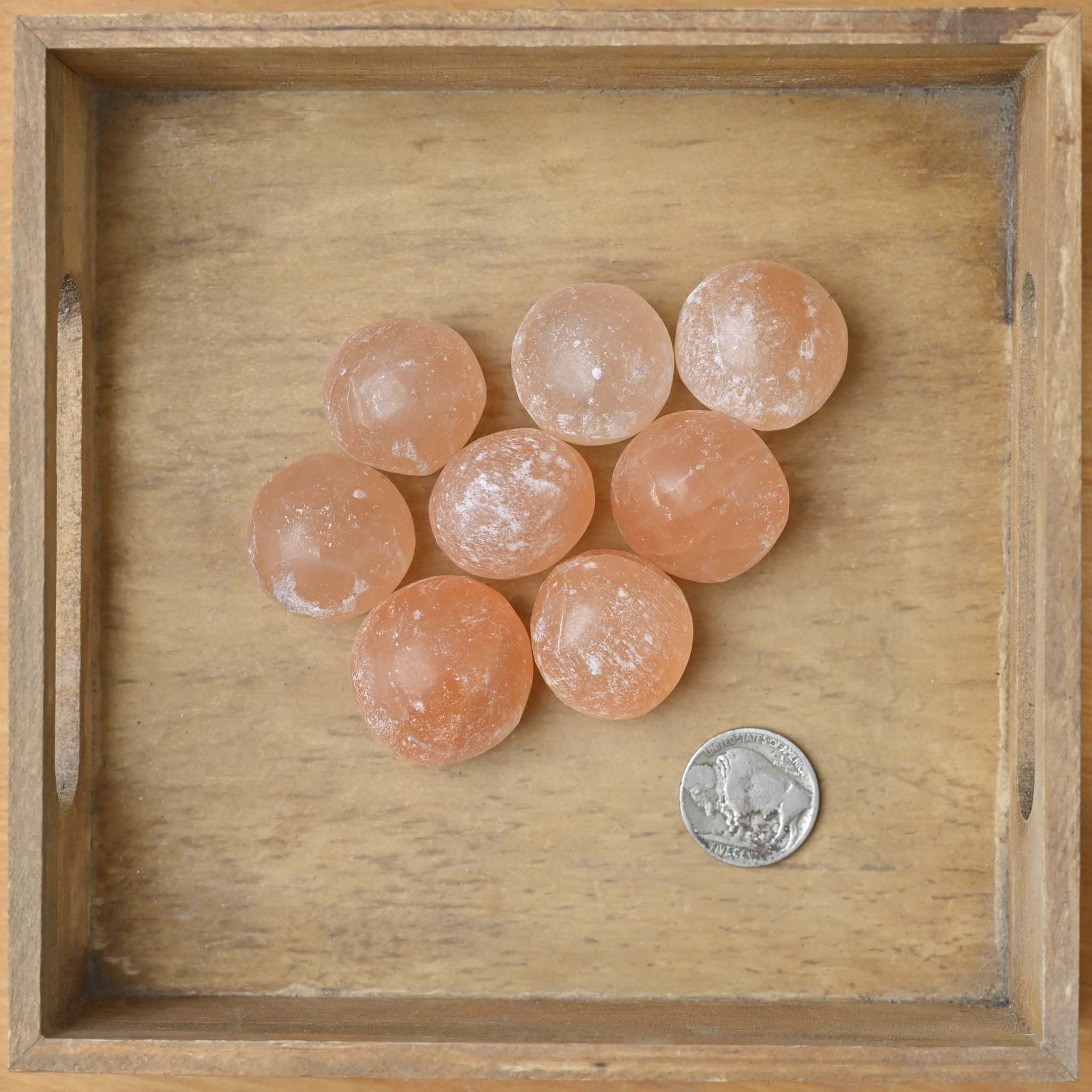 Tumbled Orange Selenite