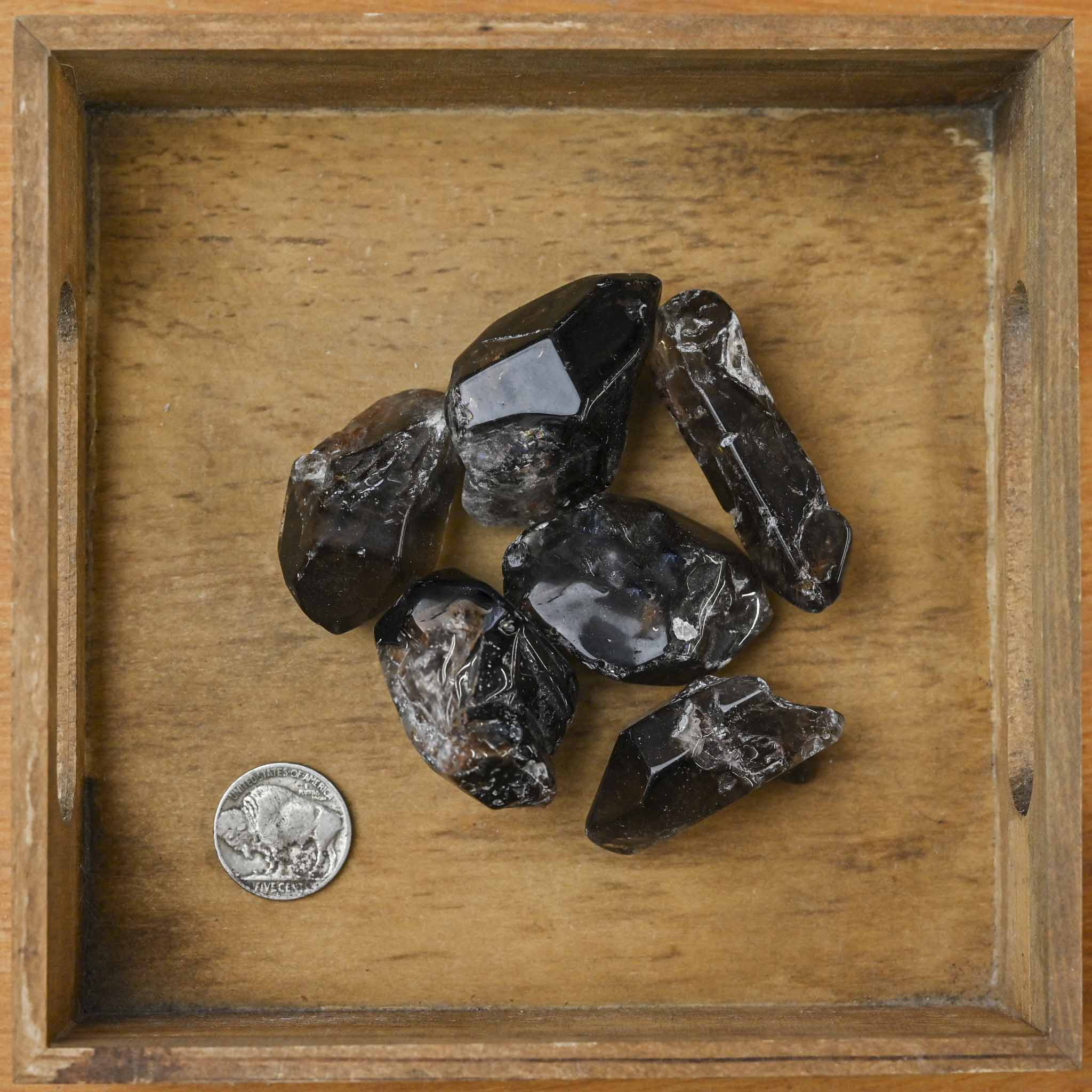 Tumbled Quartz Hematite