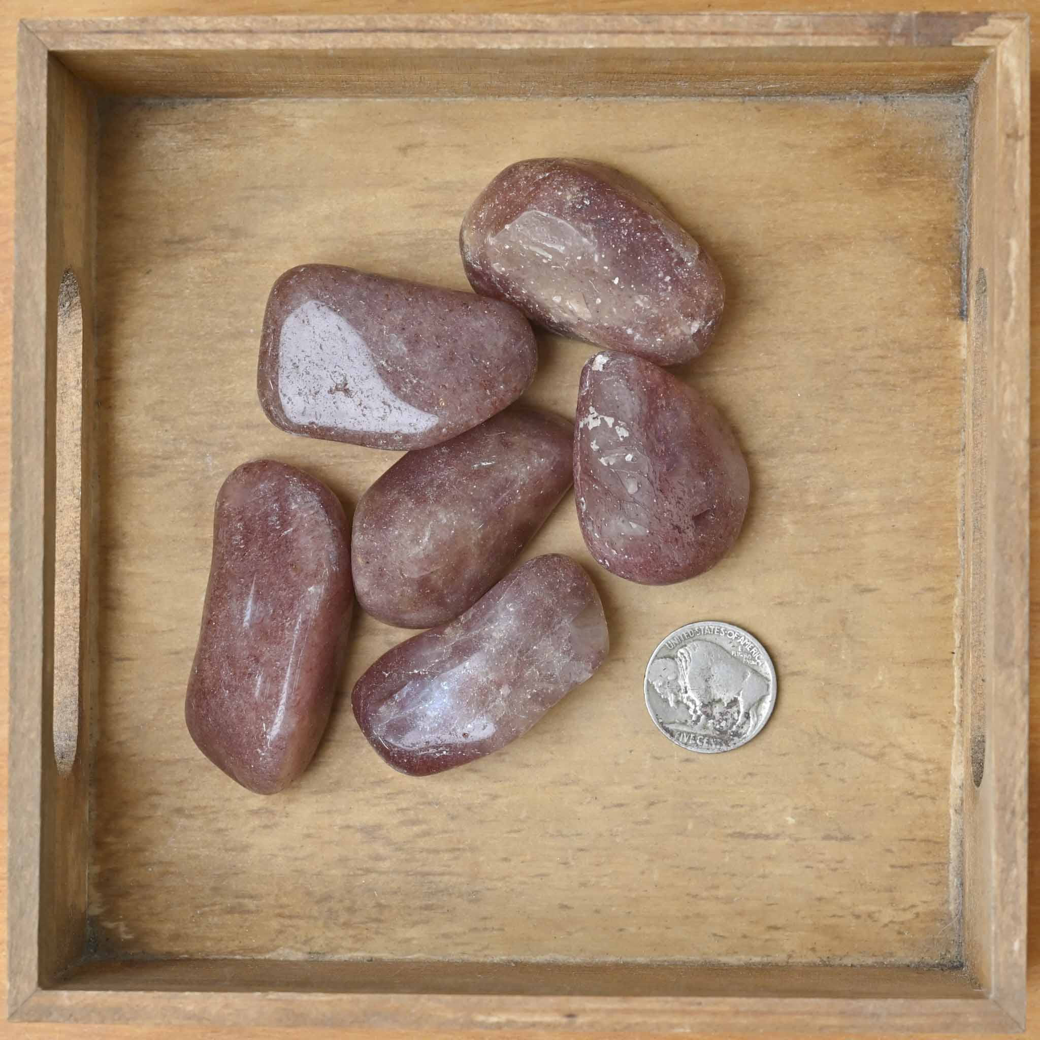 Tumbled Red Aventurine