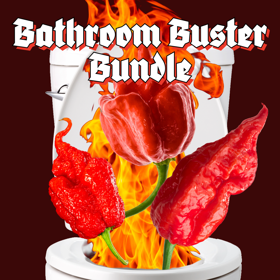 Hot Pepper Bundle ~ Bathroom Buster of 9 Hefty Plants for Preorder