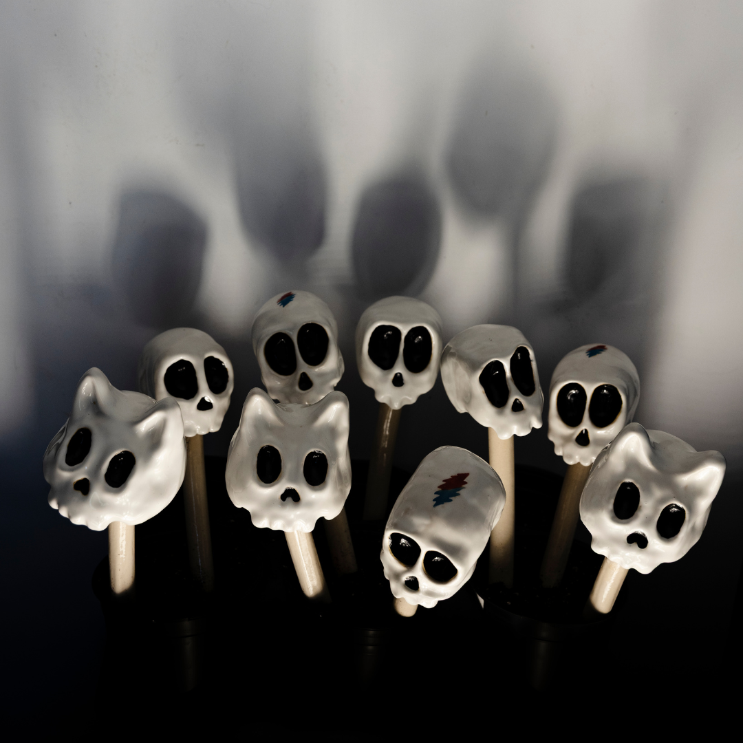 Groovy Skulleez - Cat Skull
