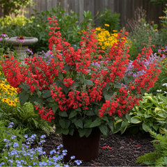 Salvia 'Unplugged Red' ~ Trio of 3 Hefty Plants for Preorder