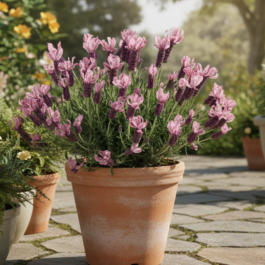 Spanish Lavender 'Verdant Blush'