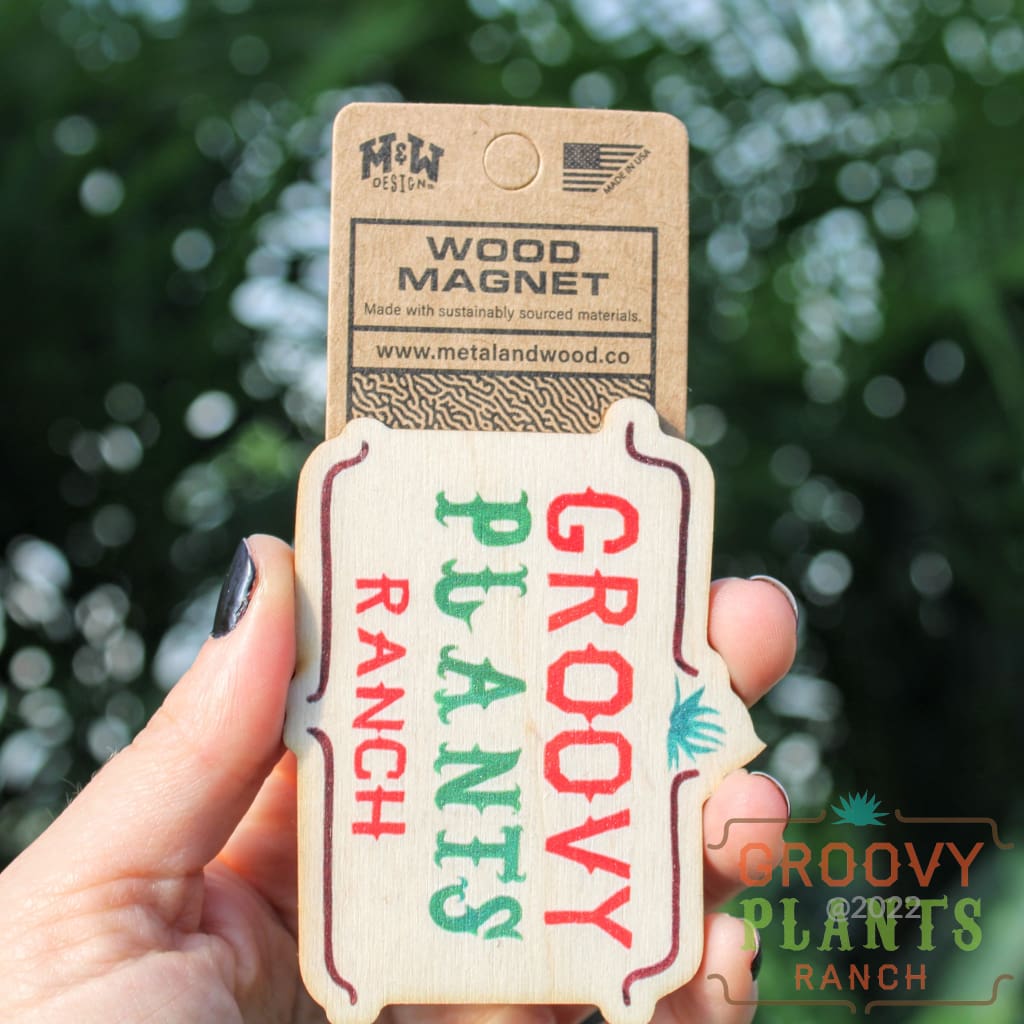 Groovy Plants Ranch Magnet