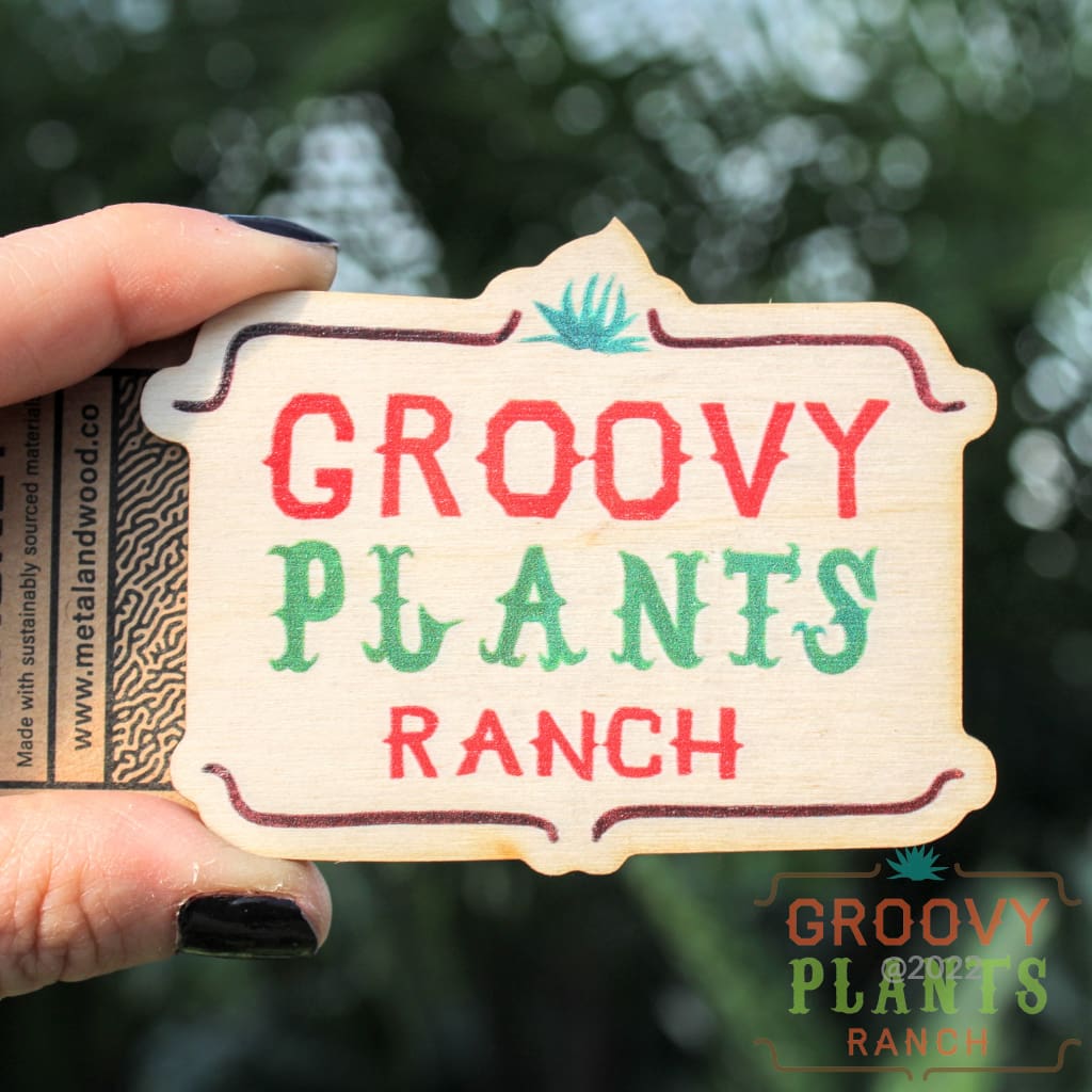 Groovy Plants Ranch Magnet